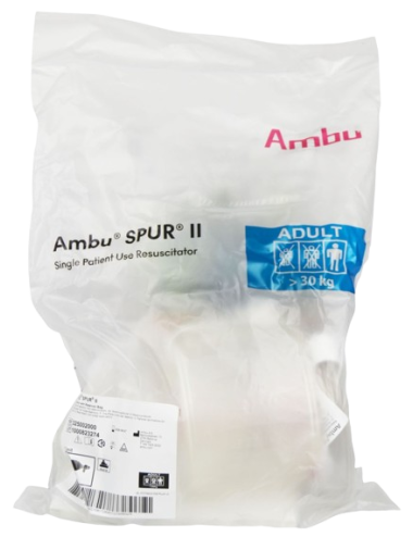 Resucitador un uso adulto Ambu Spur II BOLSA