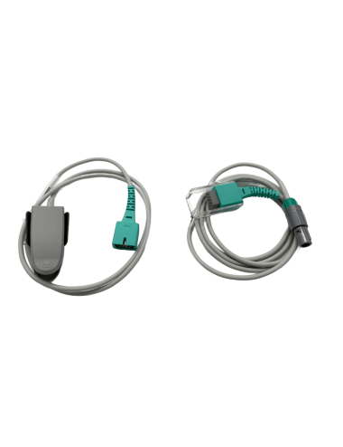 Monitor hospitalario PC-3000 con pantalla de 7 pulgadas y accesorios completos