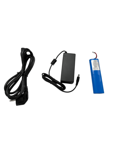 Monitor de transporte PC-3000 con cable alargador de pulsioxímetro y conector