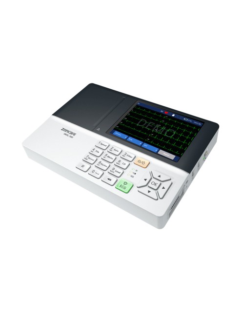 Electrocardiógrafo iMAC300 más ligero con una pantalla de 5,6 pulgadas HD y un teclado de fácil manipulación.