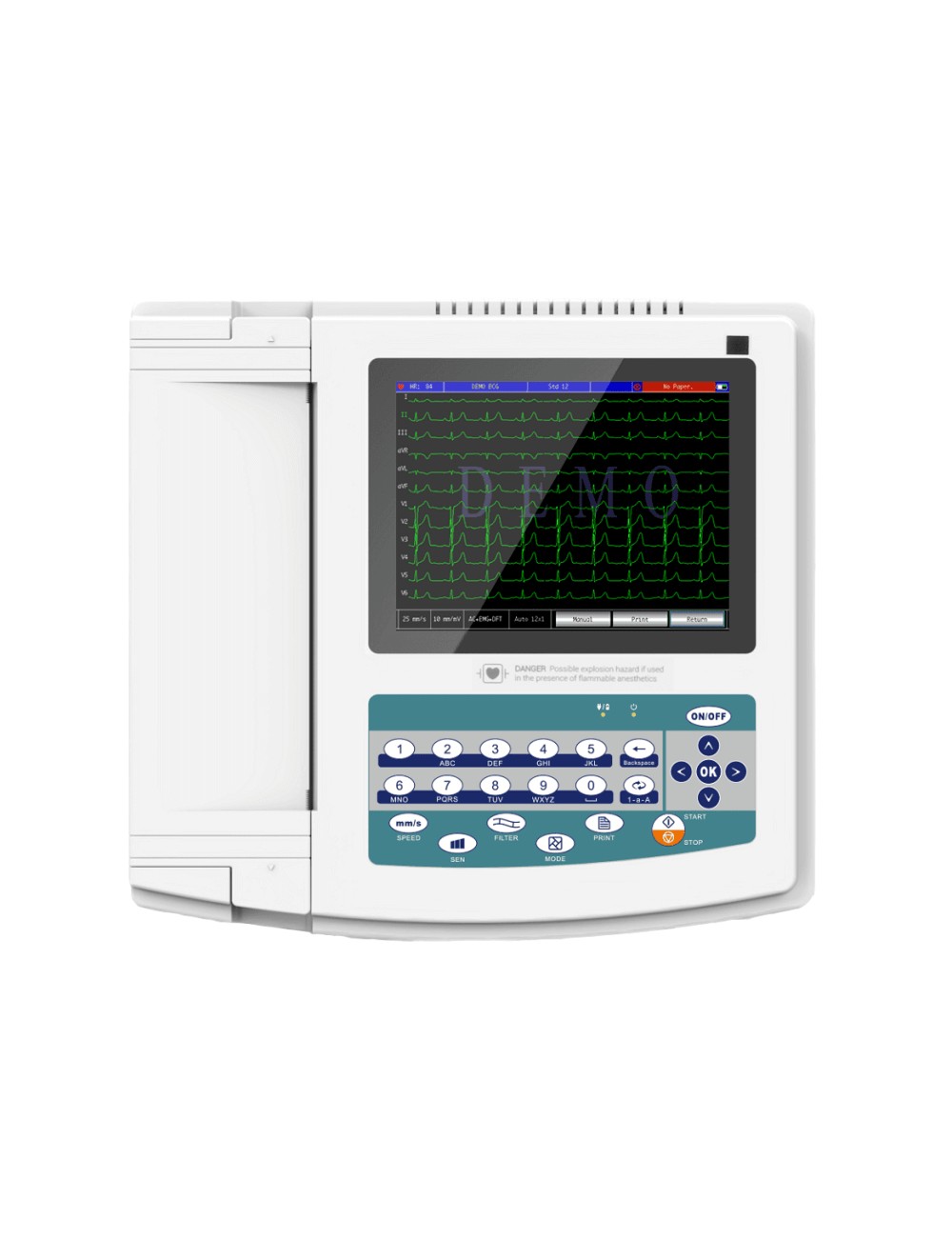 Las mejores ofertas en Electrocardiógrafo digital de 1 Canales ECG y EKG  Máquinas