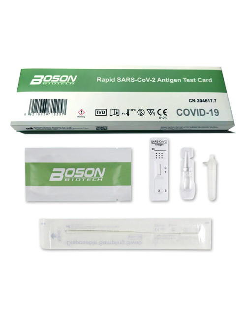 Test Individual de autodiagnóstico para antígenos del Covid 19. Nasal marca Boson